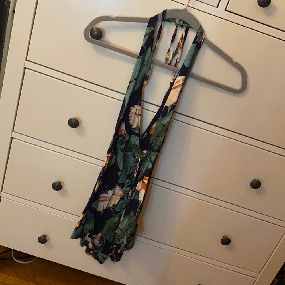 Shein Floral Halter Romper
